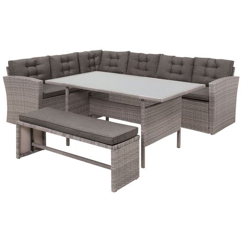 Set De Salle à Manger Verre Gris Viterbo