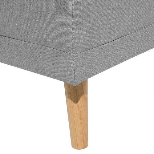 Repose-pieds Ottoman En Tissue Gris Florli