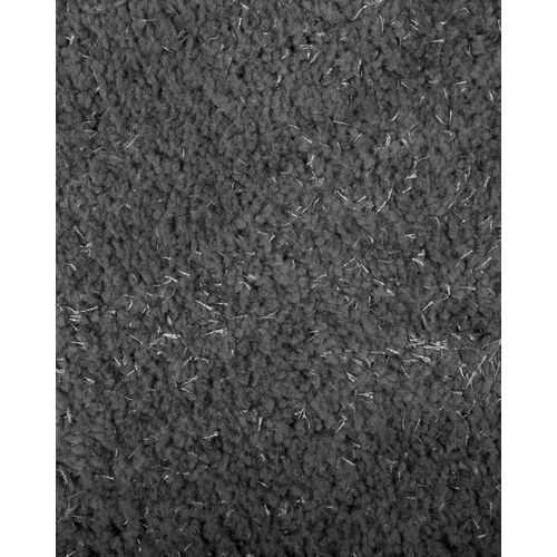 Tapis Épais 200 X 200 Cm Gris Foncé Demre