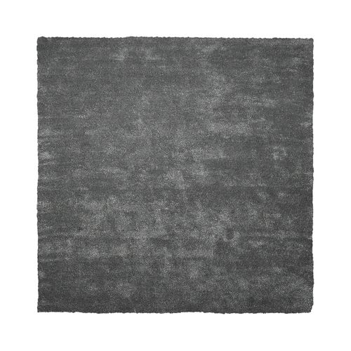 Tapis Épais 200 X 200 Cm Gris Foncé Demre