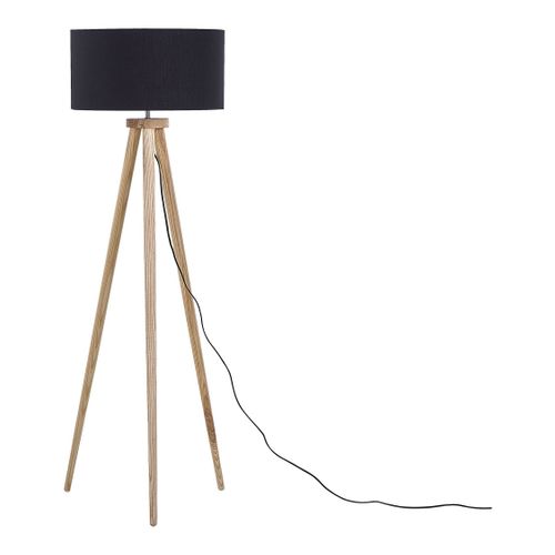 Lampadaire Nitra Bois De Chêne Noir