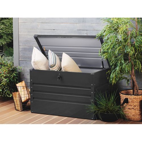 Coffre 100 X 62 Cm Gris Graphite Cebrosa