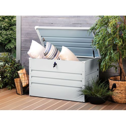 Coffre 100 X 62 Cm Gris Clair Cebrosa