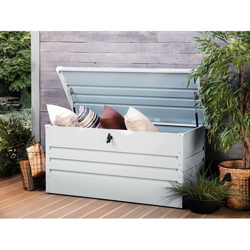 Coffre 132 X 62 Cm Gris Clair Cebrosa