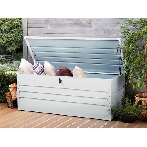 Coffre 165 X 70 Cm Gris Clair Cebrosa