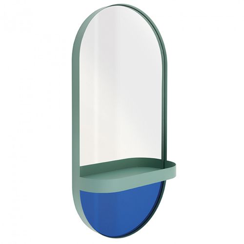 Miroir Mural Avec Etagère Menthe