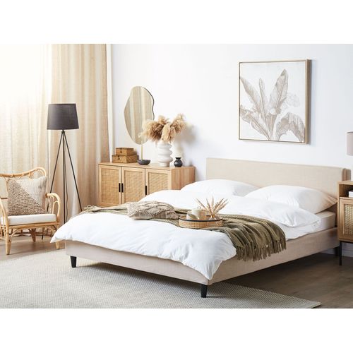 Revêtement De Cadre De Lit Fitou 160 X 200 Cm Beige