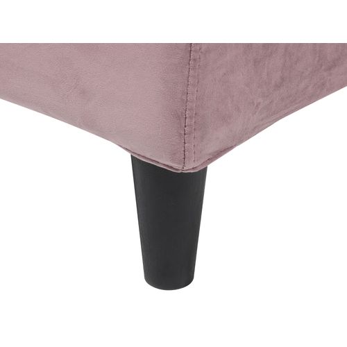 Revêtement De Cadre De Lit Velours Fitou 180 X 200 Cm Rose