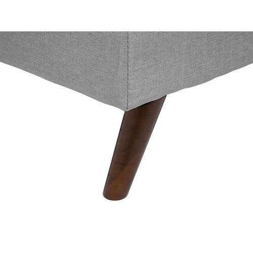 Canapé Convertible 3 Places En Tissu Gris Clair Ronne