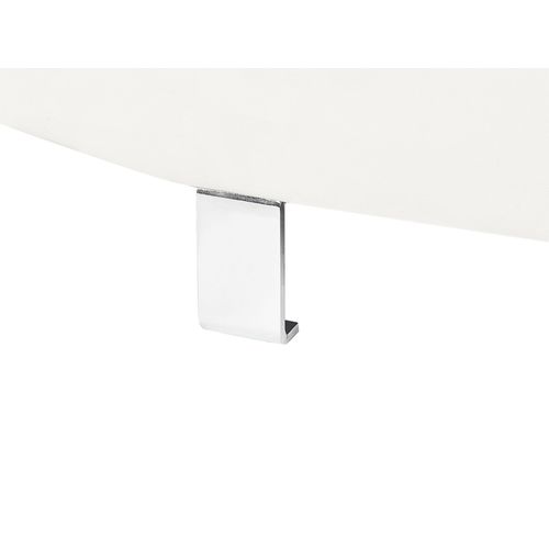 Canapé Angle à Gauche 5 Places En Cuir Pu Blanc Norrea