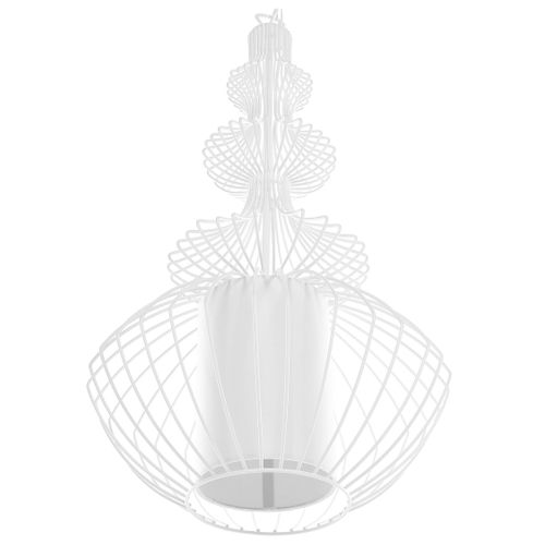 Lampe Suspension Kolva Métal Blanc