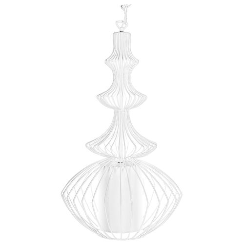 Lampe Suspension Kolva Métal Blanc