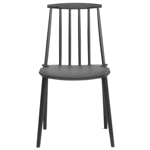 Chaise De Salle à Manger Set De 2 Noir Ventnor