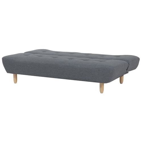 Canapé Convertible 3 Places En Tissu Gris Foncé Alsten