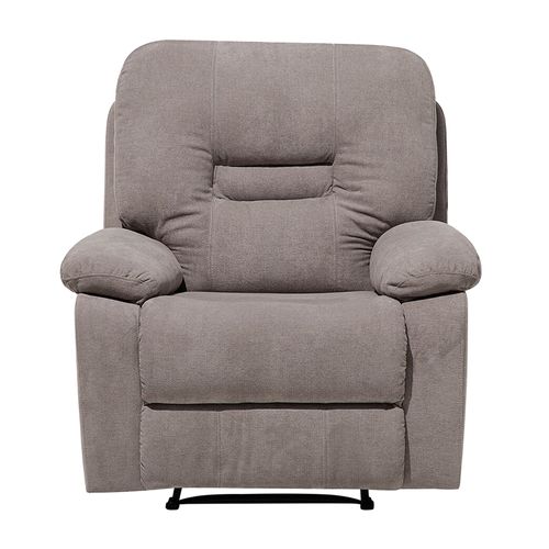 Fauteuil Inclinable En Tissu Beige Taupe Bergen