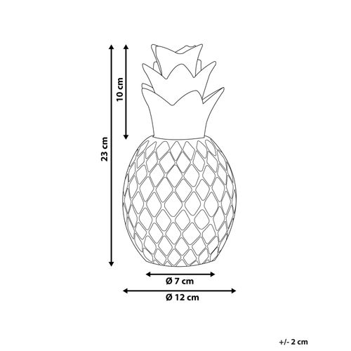 Figurine Ananas Dorée Tyana