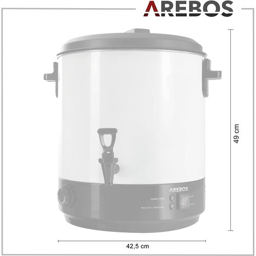 Stérilisateur Automatique 28l Electrique Distributeur De Boissons 2500w 30-110°c