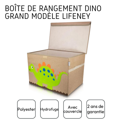 Boîte De Rangement En Tissu Pour Enfant Grand Modèle Dinosaure
