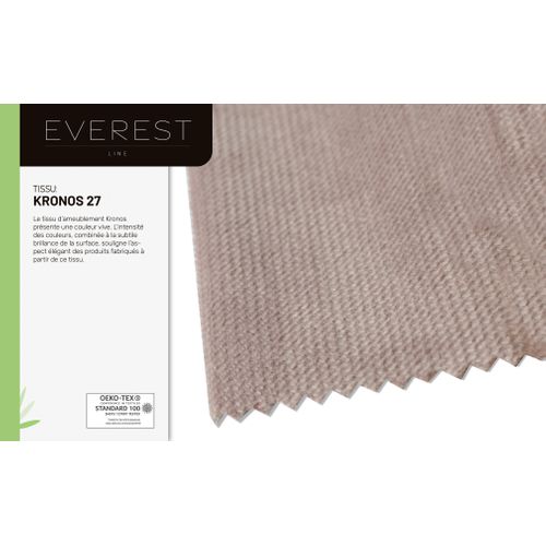 Lit Boxspring 160x200 Confortable Everest Avec Tiroir Et Surmatelas - Rose