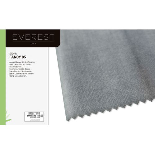 Lit Boxspring 90x200 Confortable Everest Avec Tiroir Et Surmatelas - Gris clair