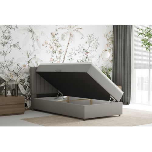 Lit Boxspring 100x200  Confortable Everest Avec Tiroir Et Surmatelas