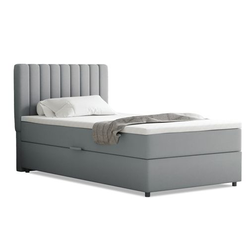 Lit Boxspring 100x200  Confortable Everest Avec Tiroir Et Surmatelas