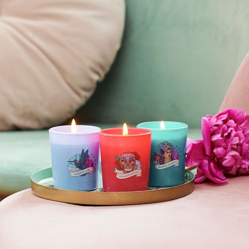 Lot De 3 Bougies Parfumées 3 X 70 G