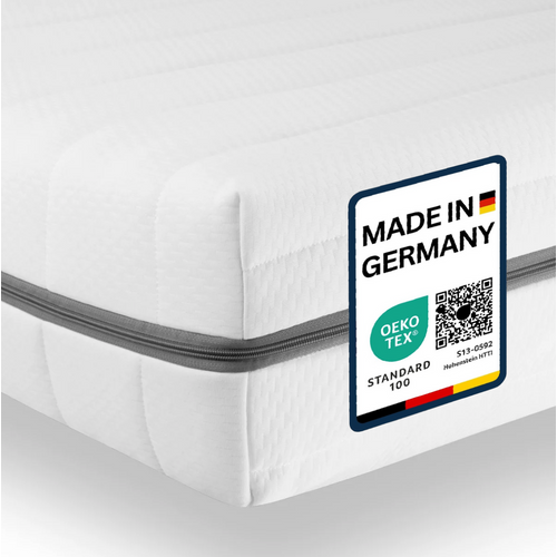 Matelas 100x200, Matelas En Mousse Froide Avec 7 Zones, H2/h3, Matelas 100x200 Cm