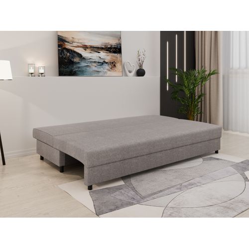 Canapé-lit Facile Avec Tiroir – Moderne 2-en-1 Canapé Avec Rangement - Gris