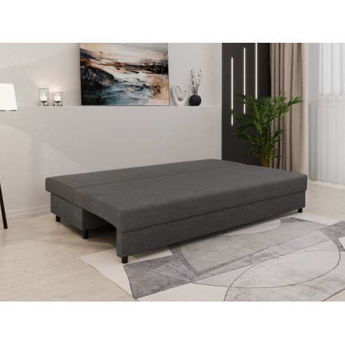 Canapé-lit Facile Avec Tiroir – Moderne 2-en-1 Canapé Avec Rangement - Gris Foncé