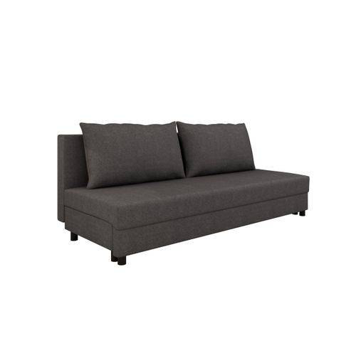 Canapé-lit Facile Avec Tiroir – Moderne 2-en-1 Canapé Avec Rangement - Gris Foncé