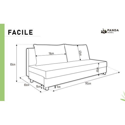 Canapé-lit Facile Avec Tiroir – Moderne 2-en-1 Canapé Avec Rangement - Vert