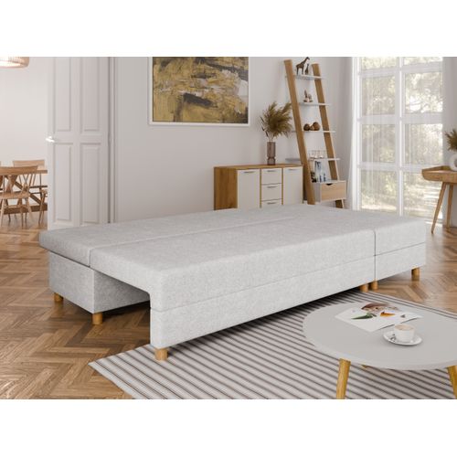 Canapé D'angle En L Lellice - Montage Gauche Ou Droite - Gris Clair