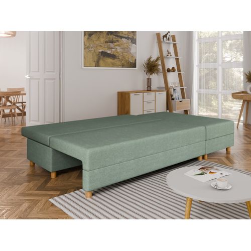 Canapé D'angle En L Lellice - Montage Gauche Ou Droite - Vert