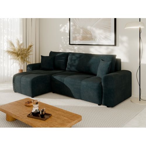 Canapé D'angle Nolani Avec Fonction Lit et Tiroir – Moderne et Confortable - Bleu