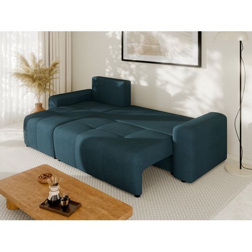 Canapé D'angle Nolani Avec Fonction Lit et Tiroir – Moderne et Confortable - Turquoise