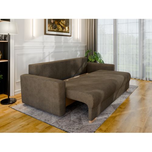 Canapé-lit Elma Avec Fonction Lit - Marron