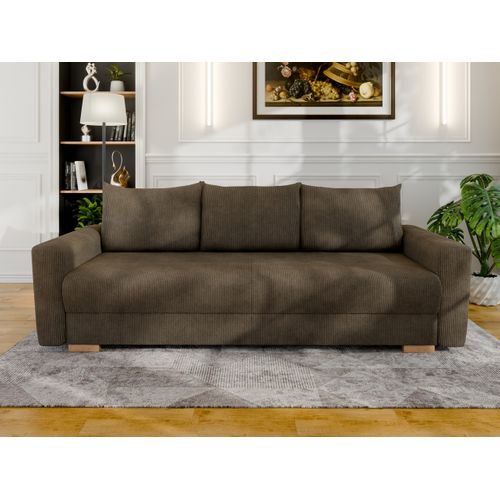 Canapé-lit Elma Avec Fonction Lit - Marron