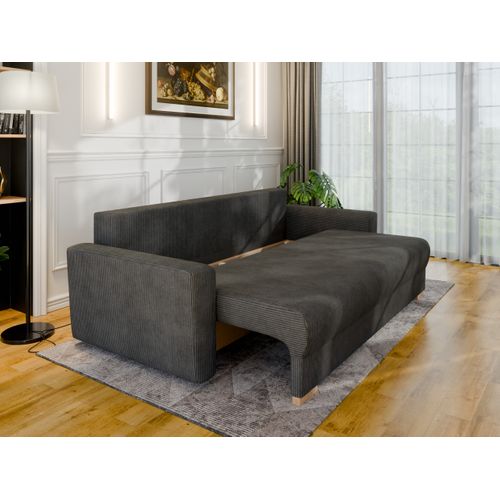 Canapé-lit Elma Avec Fonction Lit - Gris Foncé