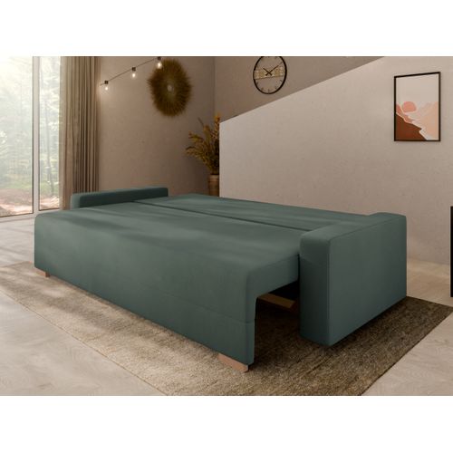 Canapé-lit 3 Places Celeste - Vert Pétrole