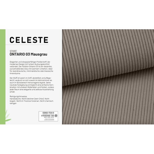 Canapé-lit 3 Places Celeste - Marron