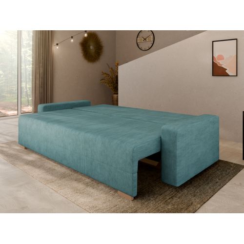 Canapé-lit 3 Places Celeste - Turquoise