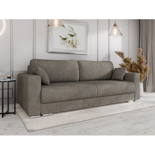 Calma Canapé-lit Avec Coffre 3 Places Style Moderne - Marron