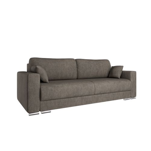 Calma Canapé-lit Avec Coffre 3 Places Style Moderne - Marron