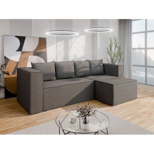 Canapé D'angle-lit Aurix – Confort, Fonctionnalité Et Design Moderne - Graphite