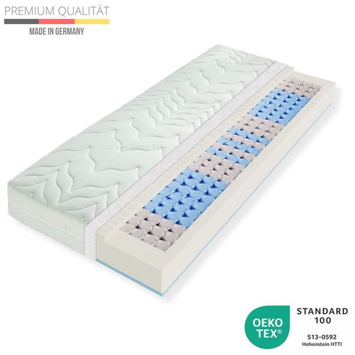 Matelas à Ressorts 100x200 Vario Lux Greenfirst H2 H3, Hauteur 22cm Matelas 100x200 Cm