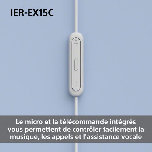 Ecouteurs intra auriculaire SONY IEREX15CW.CE7