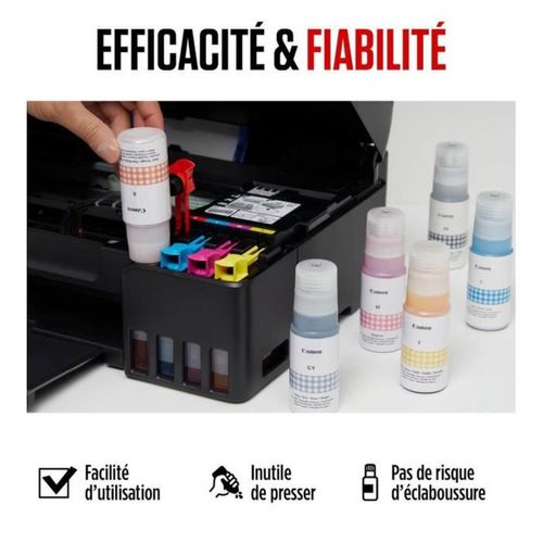 Bouteille D'encre - Canon - Gi-53c - Cyan - Compatibilité Pixma G650 Et G550 - (4673c001)
