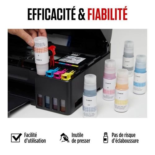 Bouteille D'encre - Canon - Gi-53y - Jaune - Compatibilité Pixma G650 Et G550 - (4690c001)