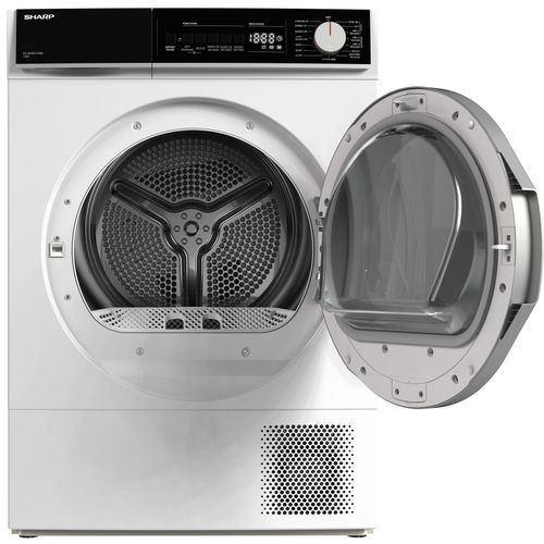 Sèche linge hublot SHARP KD-NHB2S7GWE-FR 12 kg